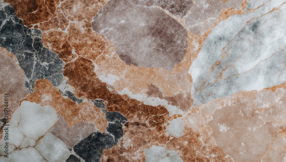 Poster elegant marble texture background with rich earthy tones and smooth patterns ideal for upscale desig