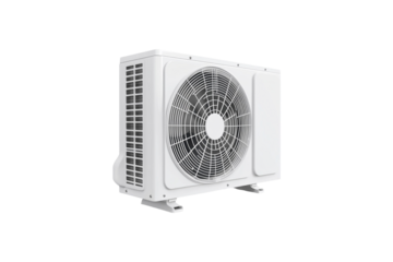 White Air Conditioner Unit Outdoor Cooling System,