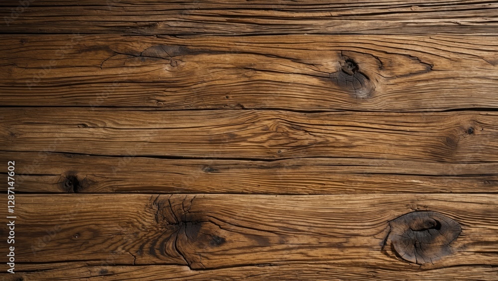 Aufkleber rustic oak wood texture background showcasing natural patterns and grain for design and artistic pro
