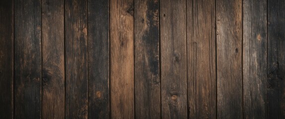 Naklejka premium Textured rustic wooden background with grunge finish ideal for design and advertising projects showcasing vintage or natural themes.