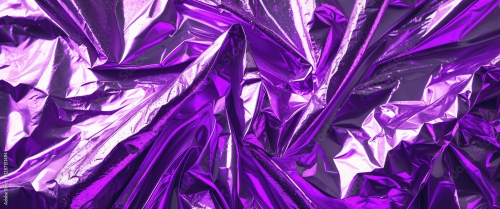Poster purple metallic foil texture with abstract patterns ideal for creative design backgrounds and artist