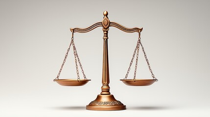 Antique Bronze Scales Symbol of Justice and Balance