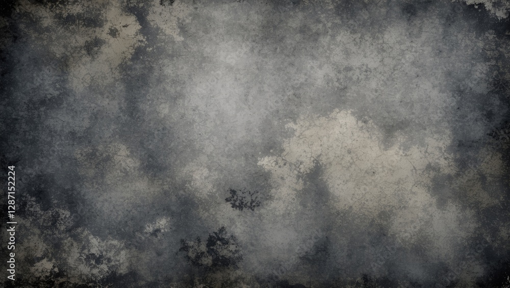 Poster textured dark grey grunge background with subtle cloud-like patterns for vintage and artistic design