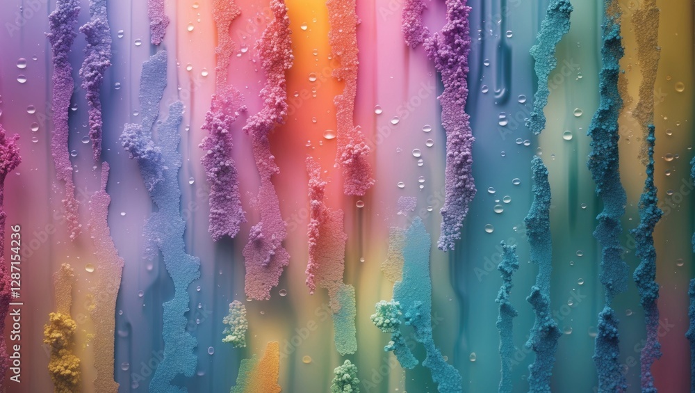 Aufkleber abstract colorful grain texture with blurred background and noise effect for modern design, suitable