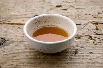 bowl of sesame oil