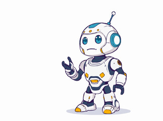 Robotic Automation in Modern Technology Vector Design