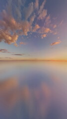 水平線　3DCGレンダリング