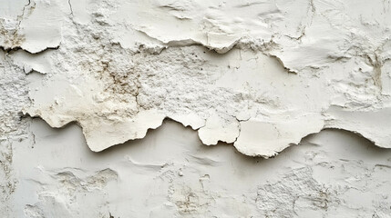 Obraz premium Textured wall with thick horizontal molding for architectural design and decoration