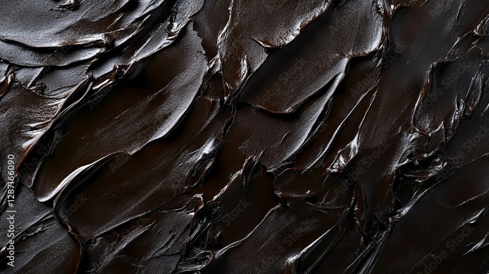 Poster luxurious dark chocolate walnut texture for background design and art projects