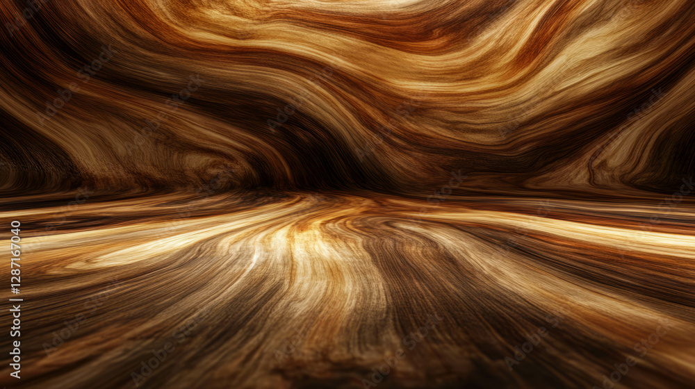 Poster rich walnut grain texture with mottled patterns and warm tones for design inspiration