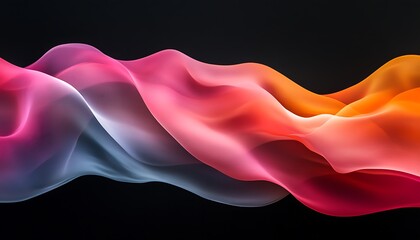 Abstract flowing colors