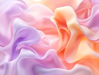 Abstract flowing fabric folds