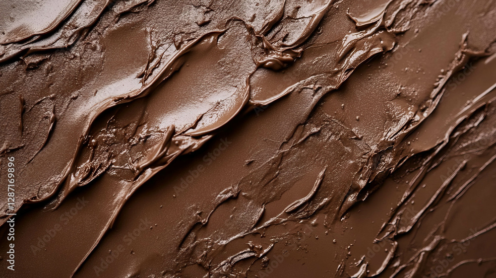 Poster texture of wet mud and clay wall with smooth surface for artistic background design