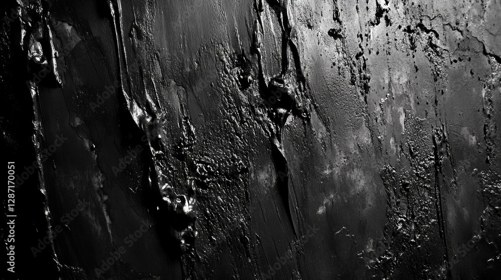 Poster abstract texture of wet smooth flowing mud wall for artistic backgrounds and design