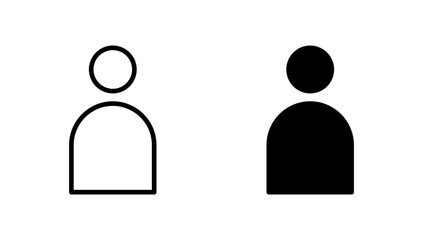User icon vector. person sign and symbol. people icon.