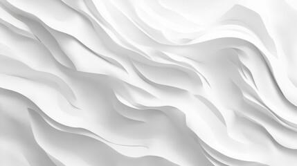 Fototapeta premium Abstract texture of wrinkled white paper with fine lines