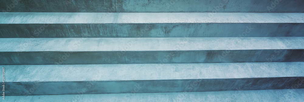 Aufkleber abstract concrete texture with wide horizontal ribbed pattern for architectural design