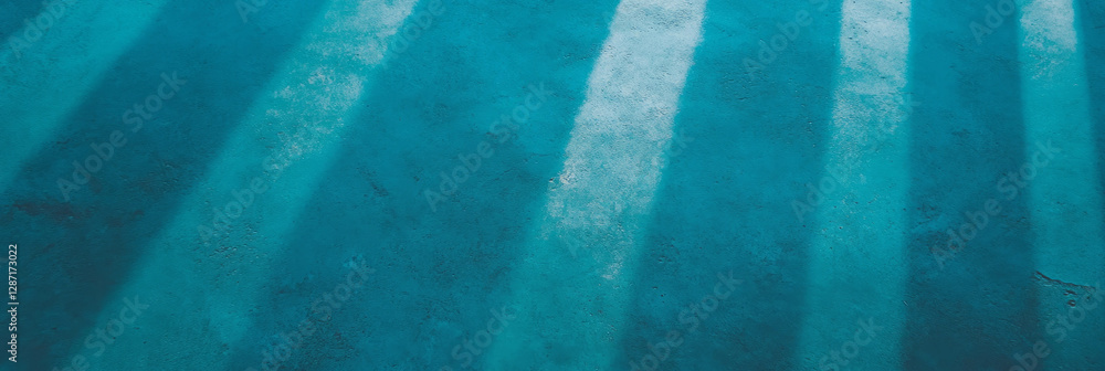 Poster abstract matte stripe pattern with rough texture in blue teal shades for artistic design