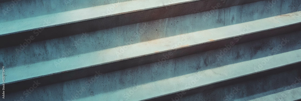Poster abstract pattern with horizontal ribs for modern design