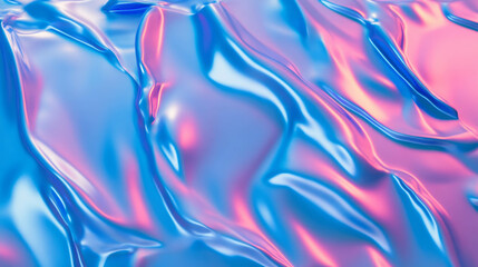 Vibrant neon electric blue ribbed texture for creative design