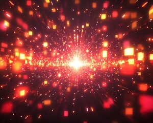 Fototapeta premium Abstract explosion of light