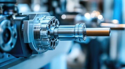 Close-up of precision molding tools inside an industrial injection molding machine