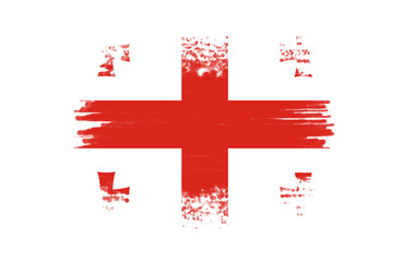 Abstract painting of the nation flag