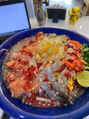 Food is any substance consumed to provide nutritional support for the body. It typically comes from plants, animals, or fungi and contains essential nutrients such as carbohydrates, proteins, fats, vi