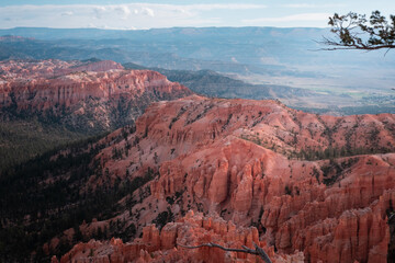 View on the Bryce Canyon
