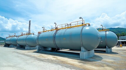 Industrial pressure vessels designed for gas separation and purification