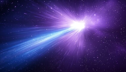 Cosmic ray burst, space background, energy, design