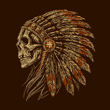 The scribble art illustration of skull design is perfect for your printable t-shirt,poster,banner and also suitable for other stuffs