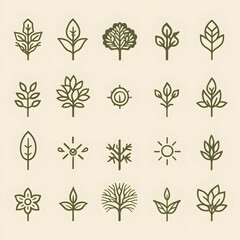 A set of minimalistic peanut butter and jam jar icons featuring clear, bold lines and flat color designs, ideal for use in modern food packaging, logos, or branding campaigns.