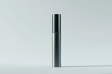 Obraz premium Cosmetic bottle mockup on white marble podium