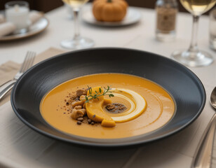Creamy Pumpkin & Chestnut Soup: A Cozy Autumn Delight