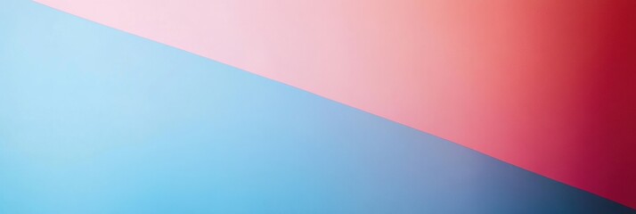 Obraz premium Vibrant abstract gradient background with soft pink and blue hues blending together in a smooth transition. Generative AI