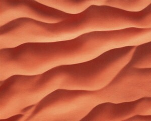 Fototapeta premium Undulating Sand Dune Texture: Reddish-Orange
