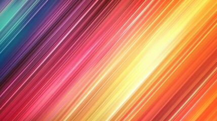 Diagonal vibrant colorful lines abstract background.