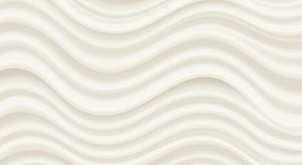 Obraz premium Smooth abstract wavy pattern in minimalistic beige tones for elegant background design