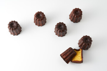 カヌレ・ド・ボルドー　洋菓子イメージ