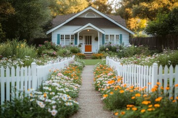 Charming Cottage Garden Path
