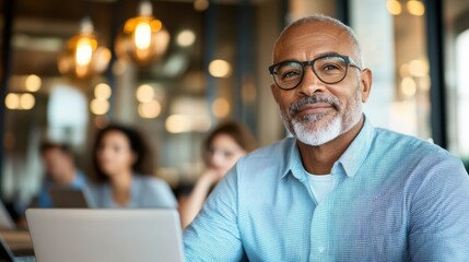 Business professionals engage in a collaborative presentation session