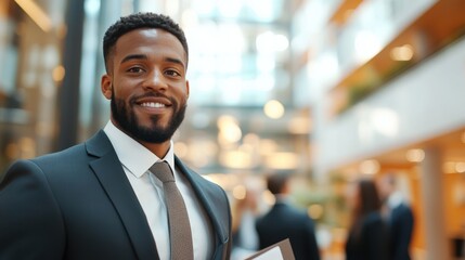 Collaborative brainstorming session in a modern office environment