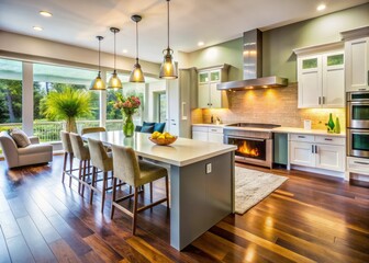 Fototapeta premium Transform your home with stunning before & after renovation photos. Find DIY projects and design inspiration.