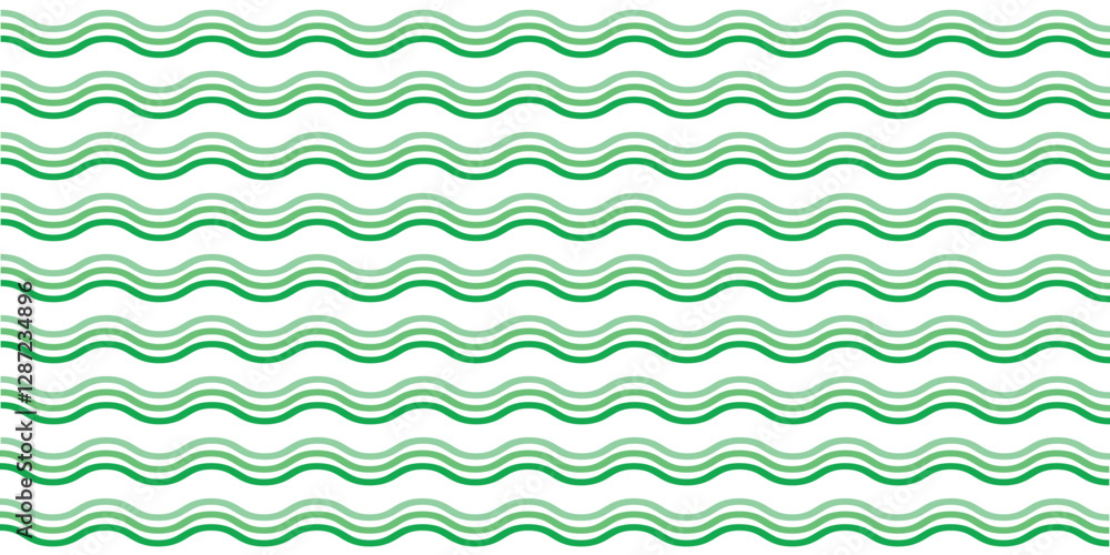 Aufkleber curved wave lines pattern on white background. wave striped lines pattern for backdrop and wallpaper