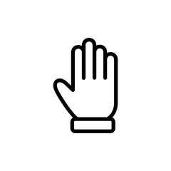 Hand icon vector illustration. hand sign and symbol. hand gesture