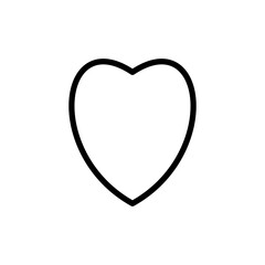 Love icon vector illustration. Heart sign and symbol. Like icon vector.
