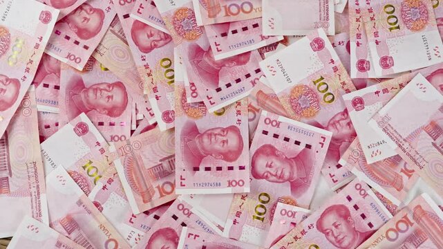 RMB banknotes Chinese yuan money