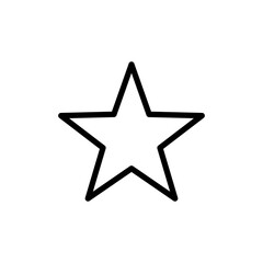 Obraz premium Star Icon vector illustration. rating sign and symbol. favourite star icon