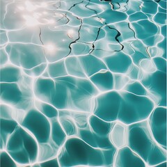 Obraz premium Sunlight Reflections on Pool Water Texture